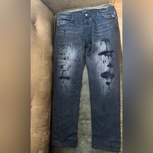 Amiri Black Distressed Jeans
